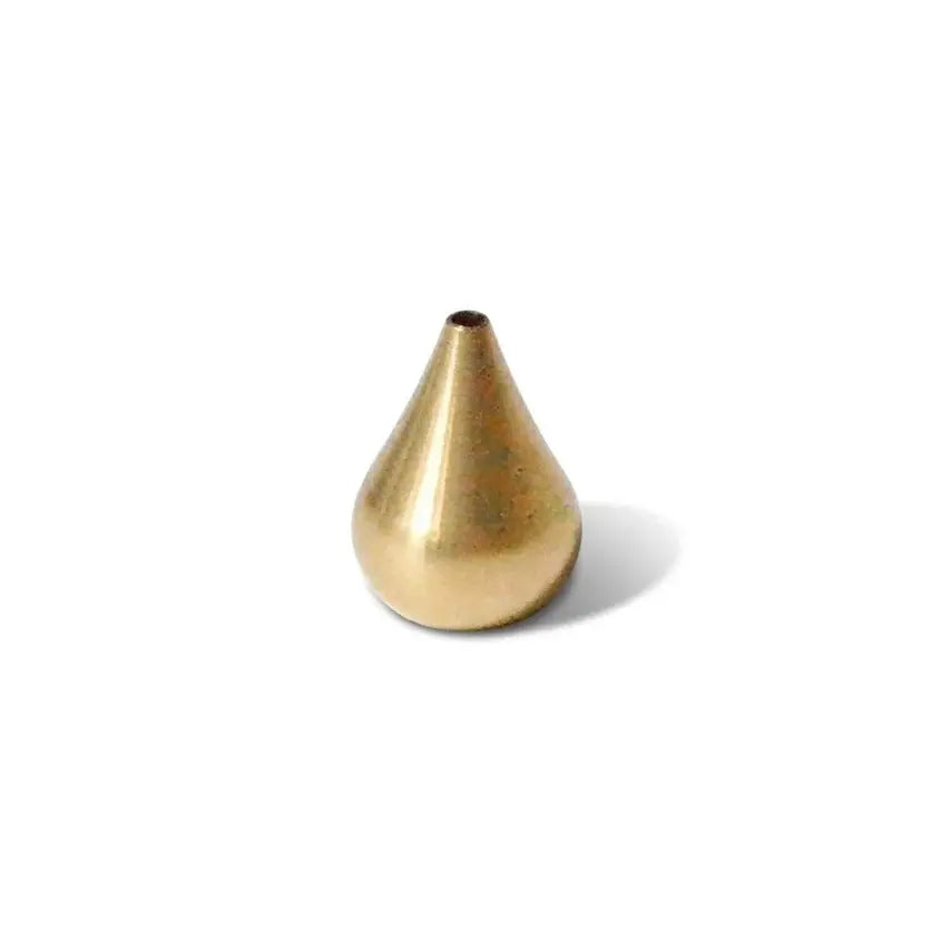 Räucherstäbchenhalter Messing Wassertropfenform Hoch Gold von guteszeug.ch