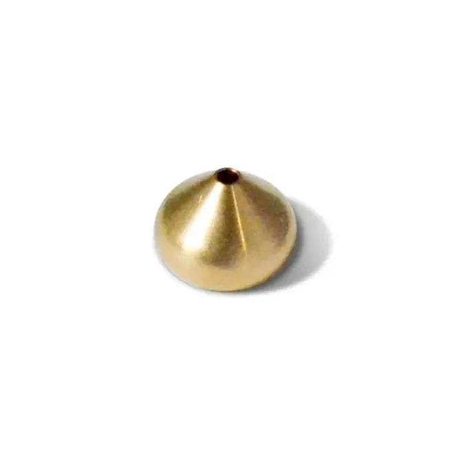 Räucherstäbchenhalter Messing Wassertropfenform Mittel Gold von guteszeug.ch