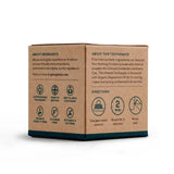 Mineralische Zahnpasta im Glas ohne Fluorid Pfefferminze 60ml von Georganics