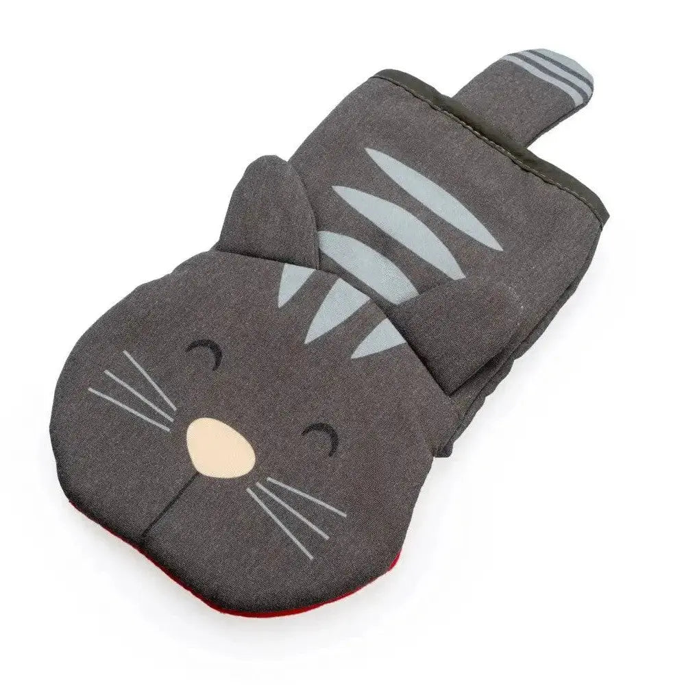 Küchenhandschuh Meow Grau Polyester Silikon von guteszeug.ch