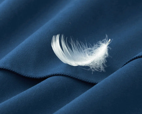 Mikrofaser Handtuch schnelltrocknend mit Tasche 100x200cm Marineblau von Fit-Flip