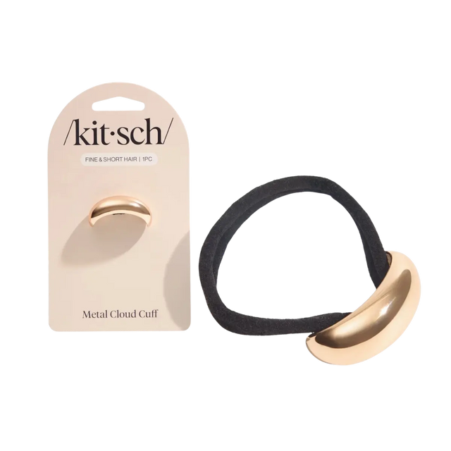 Haarband Metallwolke Gold S von Kitsch