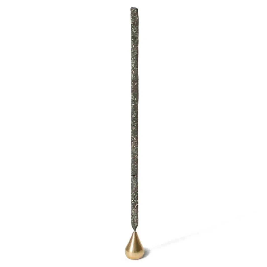 Räucherstäbchenhalter Messing Wassertropfenform Hoch Gold von guteszeug.ch