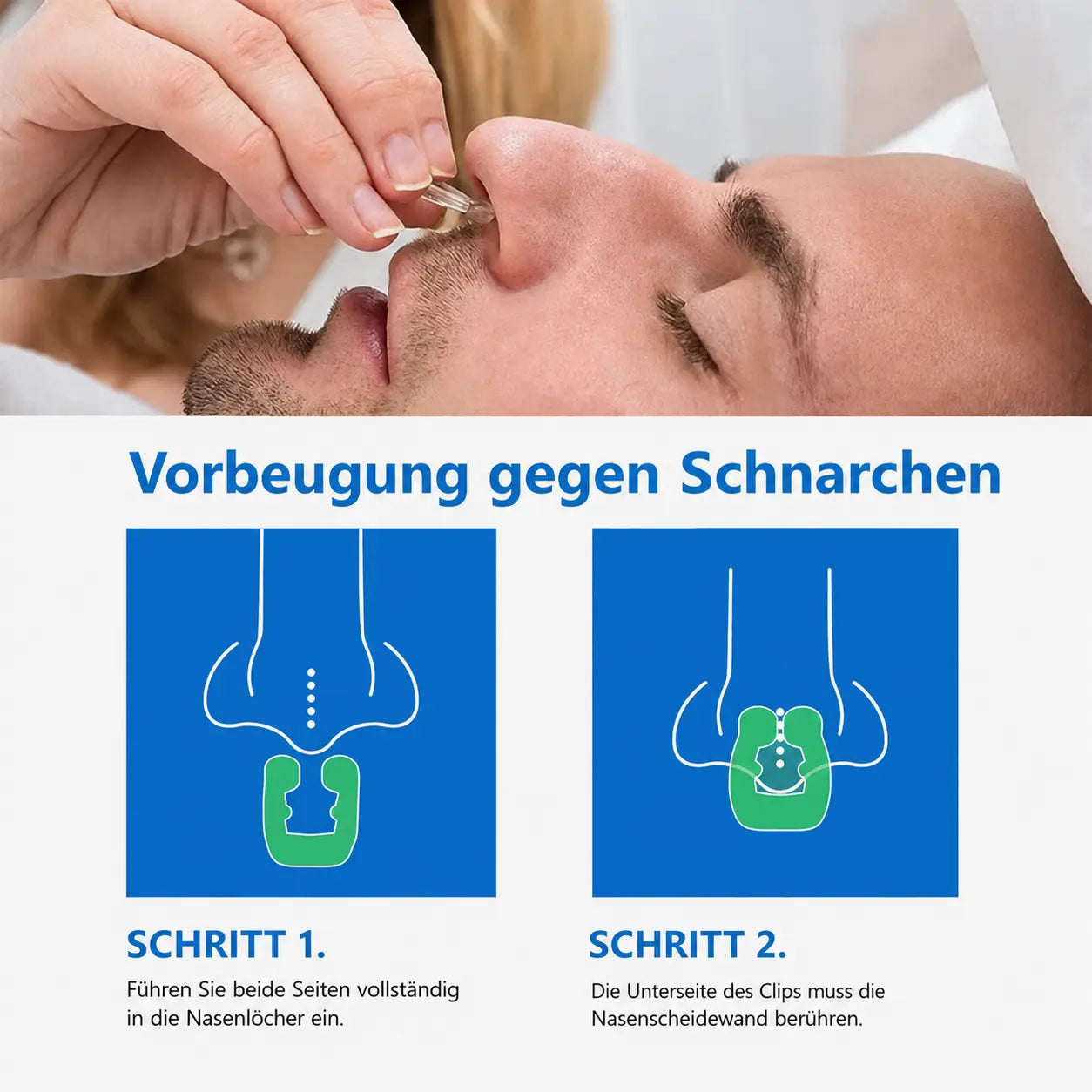 Nasenklemme gegen Schnarchen von Paloma Beauties