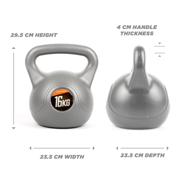Kettlebell Vinyl 16 Kilo von Phoenix Fitness