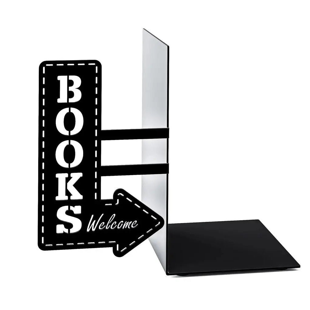 Buchstütze Bookshop Schwarz von guteszeug.ch