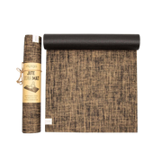 Yogamatte Jute Rutschfest Schwarz von Myga
