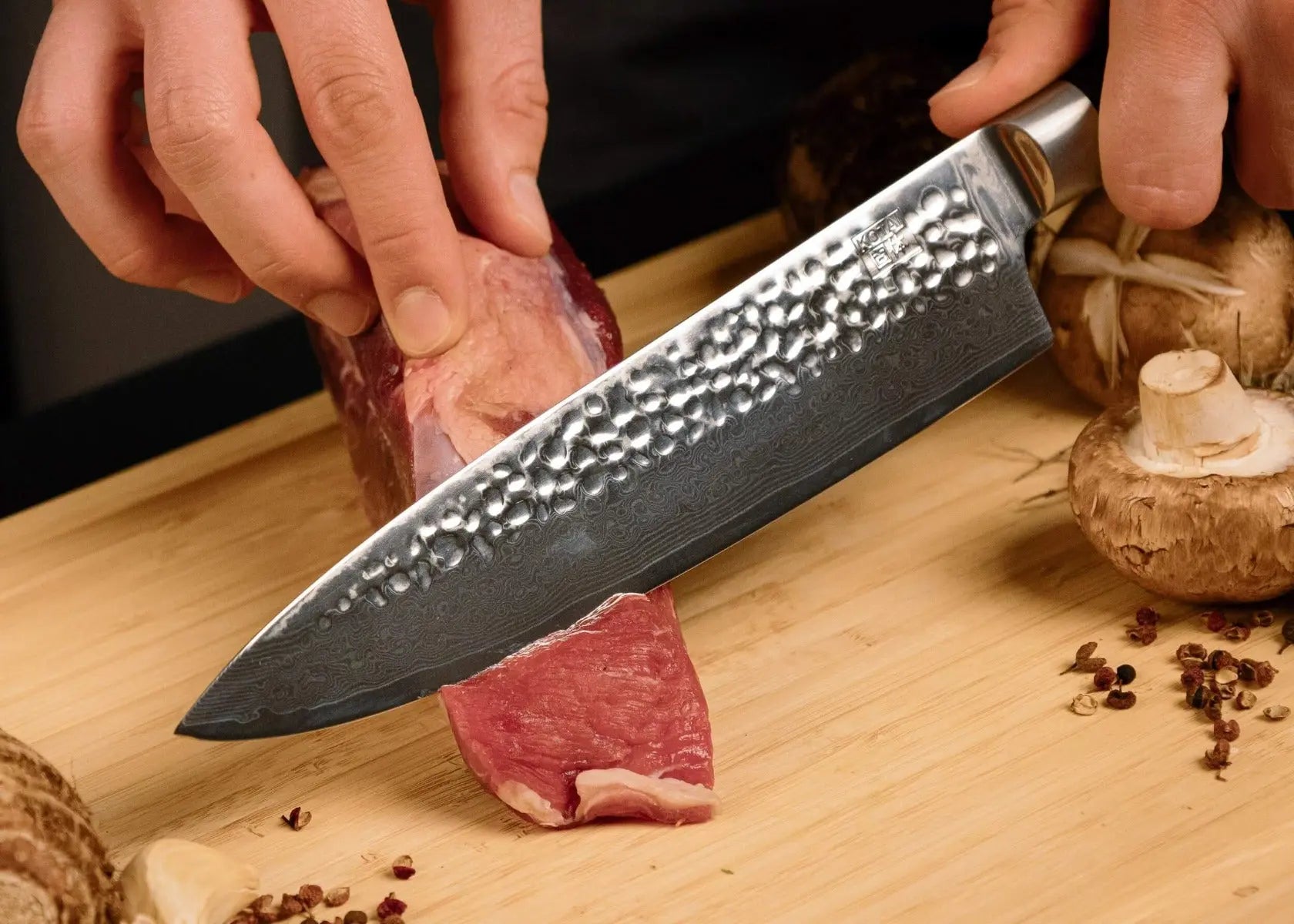 Gyuto Kochmesser Damas Pakka von KOTAI
