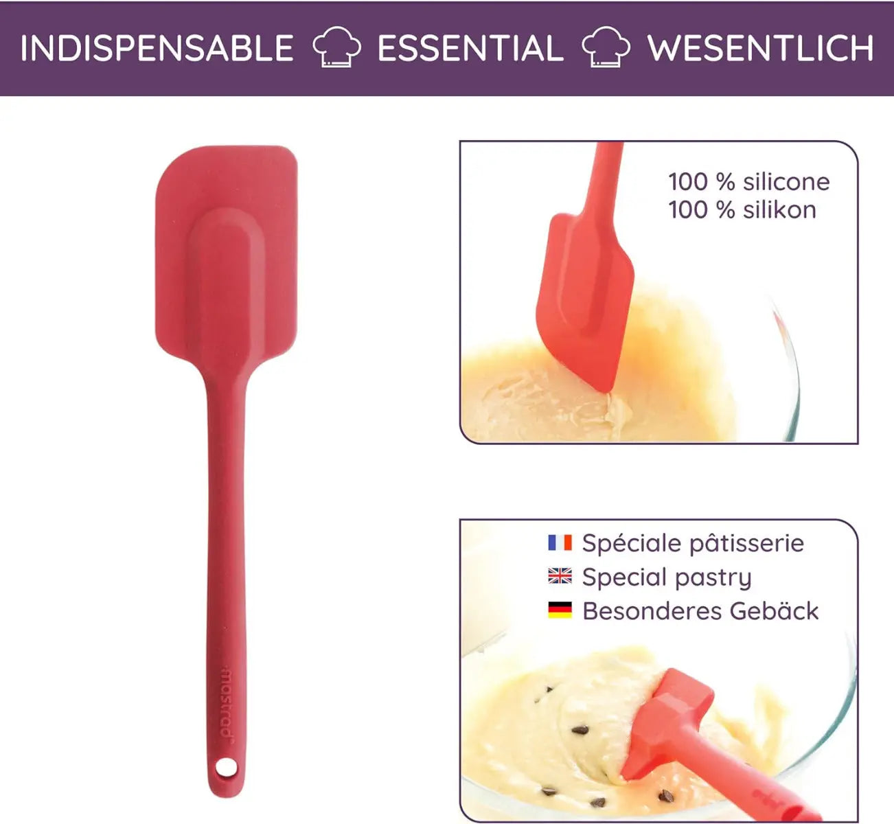 Spachtel Silikon Rot von Mastrad