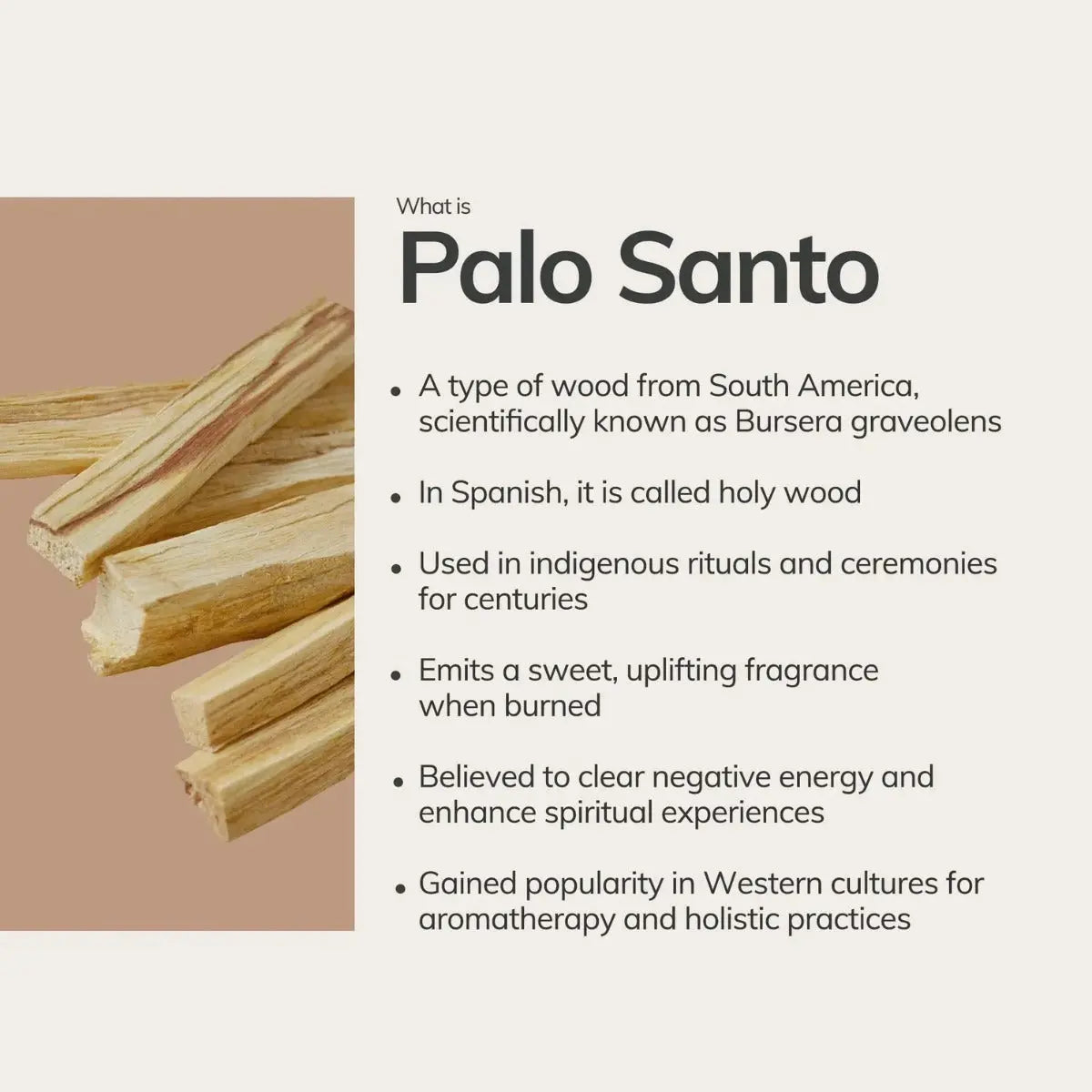 Peruanisches Räucherholz Palo Santo 6 Stäbchen von guteszeug.ch