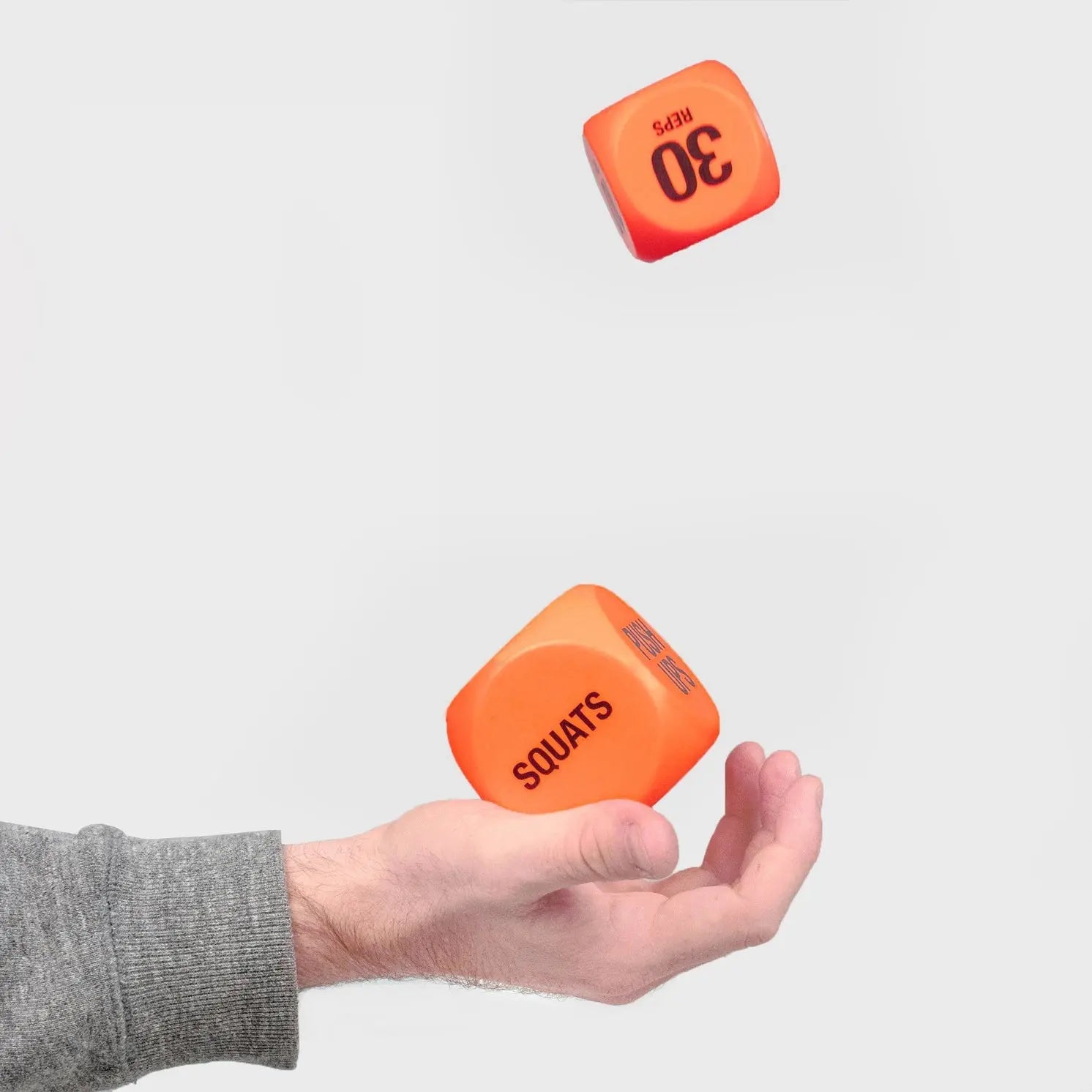 Fitness Übungswürfel 2 Stück Orange von Phoenix Fitness