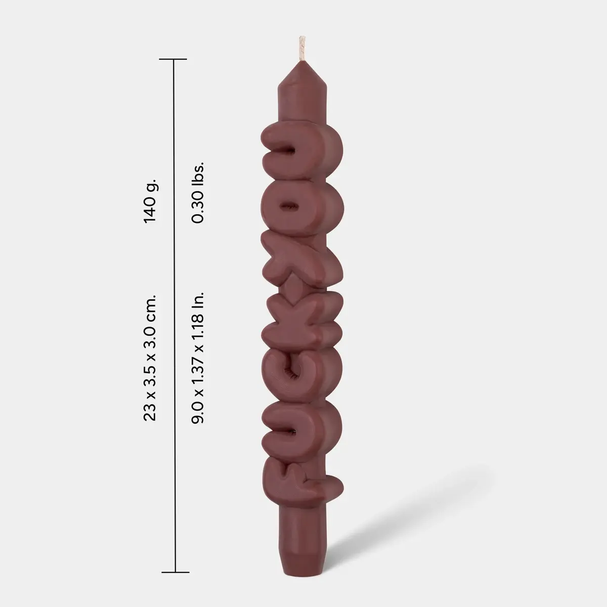 Kerze Taper candle F*CK YOU Mocha von Taper Candles