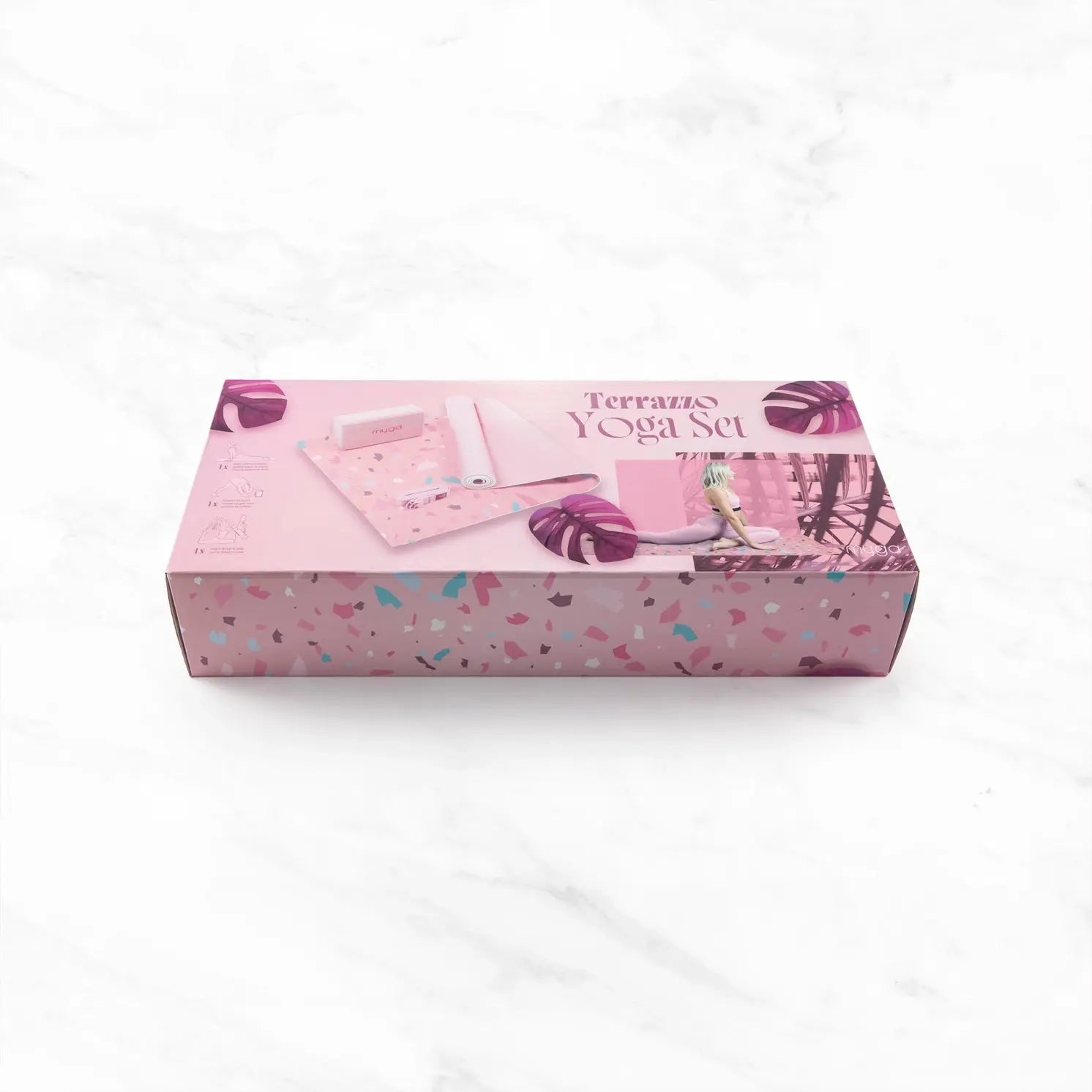 Yoga Starter Set 3-Teilig Terrazzo von Myga