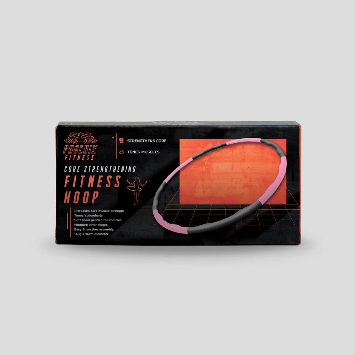 Fitness Hula-Hoop Reifen Gewichtet 1,1 Kg Pink von guteszeug.ch