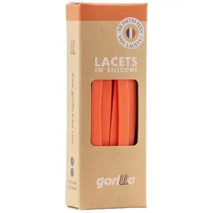 Elastische Schnürsenkel Flexibel Ohne Binden Breit Silikon Coral von Gorilla Lacets