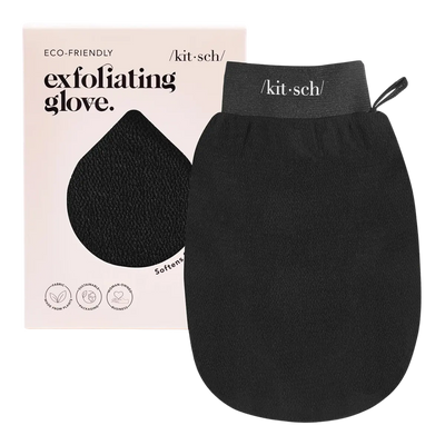 Peelinghandschuh Schwarz