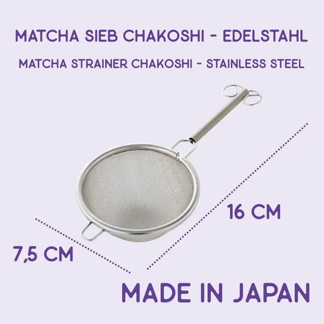 Matcha Tee Sieb Chakoshi von Matcha Passion
