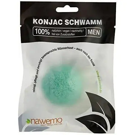 Konjac Schwamm MEN Pfefferminze, für Männerhaut von Nawemo