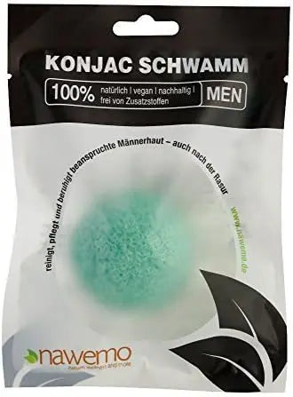Konjac Schwamm MEN Pfefferminze, für Männerhaut von Nawemo