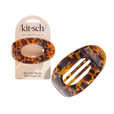 Flache Haarklammer L Schildpatt von Kitsch