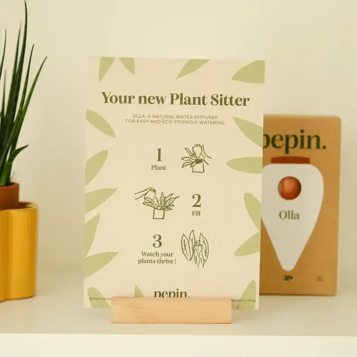 Bewässerungskegel Olla Weiss Gesprenkelt von Pepin