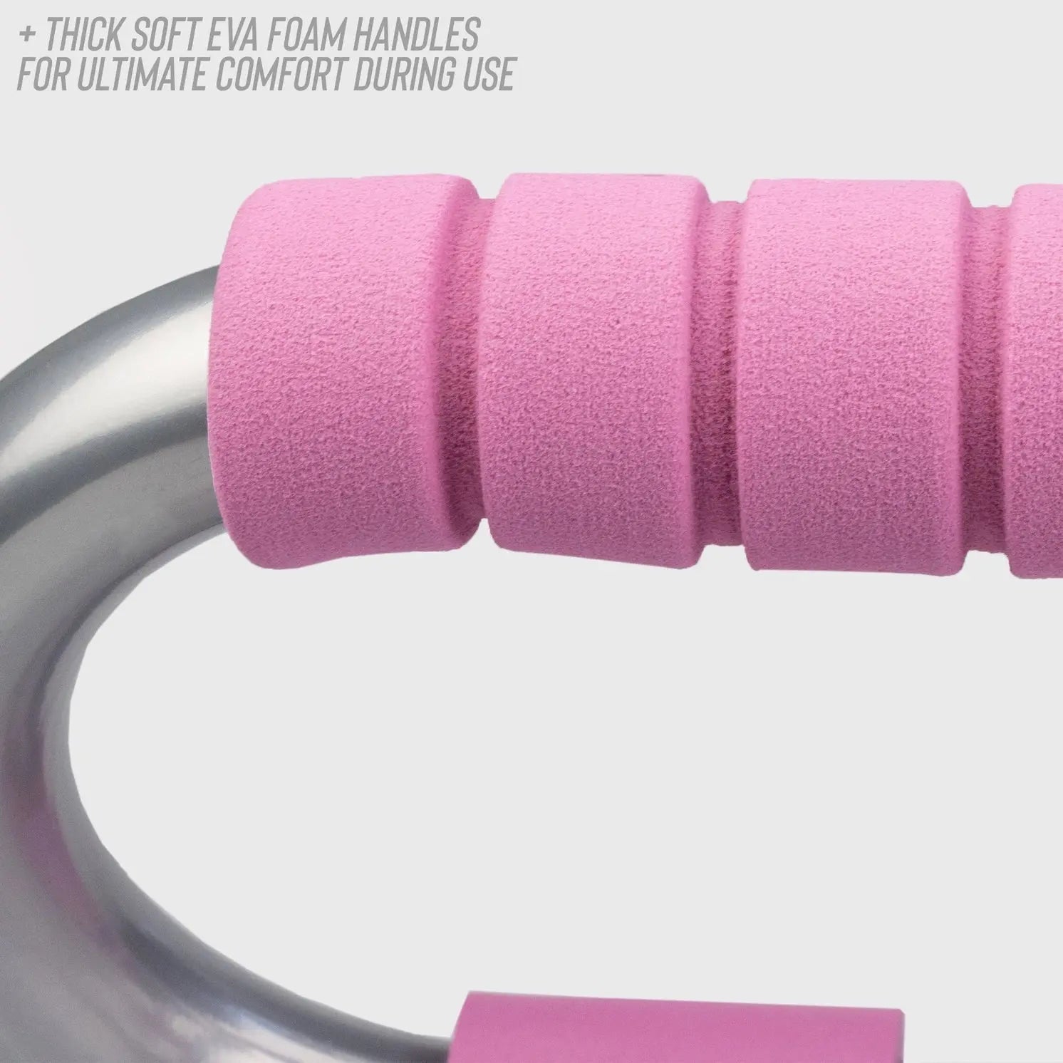 Liegestützgriffe Push-up Bars Pink von Phoenix Fitness