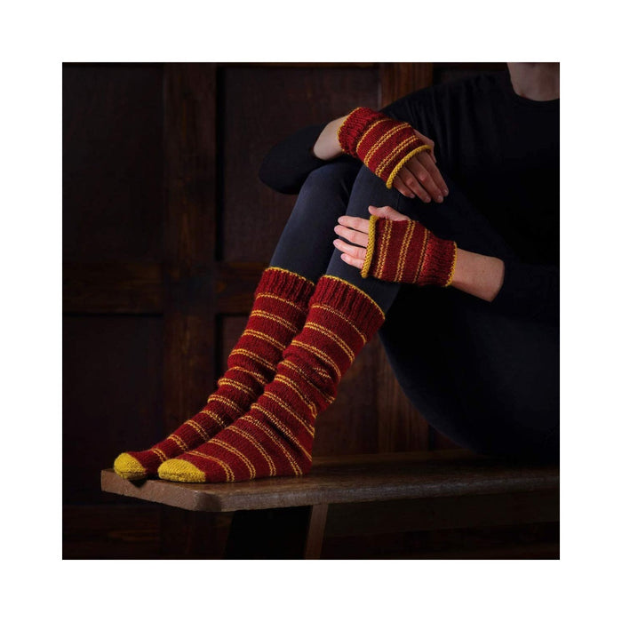 Harry Potter Strickset Fäustling und Socken Gryffindor von Thumbs Up