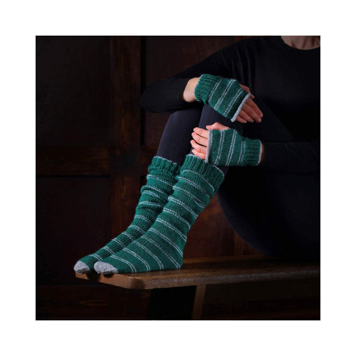 Harry Potter Strickset Fäustling und Socken Slytherin von Thumbs Up