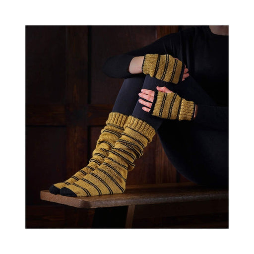 Harry Potter Strickset Fäustling und Socken Hufflepuff von Thumbs Up