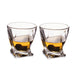 Whisky Gläser Twisted (2er Set) inkl. 2 Ice Rocks von Thumbs Up