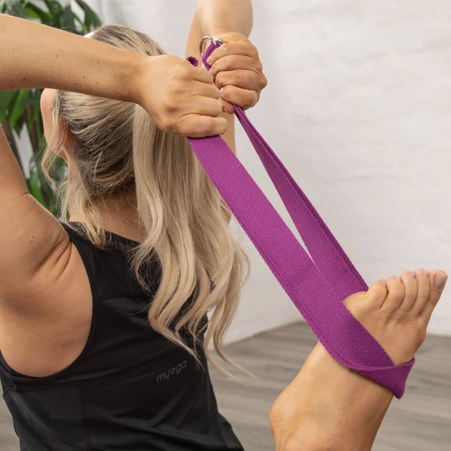 2-in-1 Yogagurt &Tragegurt Türkis von Myga
