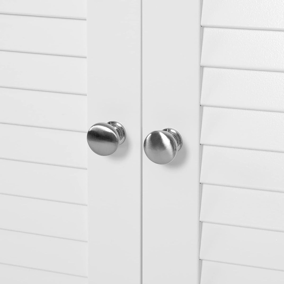 Waschbeckenunterschrank 60x30x60 cm Weiss 2 Türen von Songmics