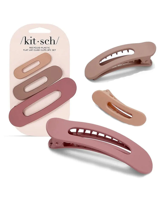 Flat Lay Klauenclip 3er Set Ultraglänzendes Terrakotta von Kitsch