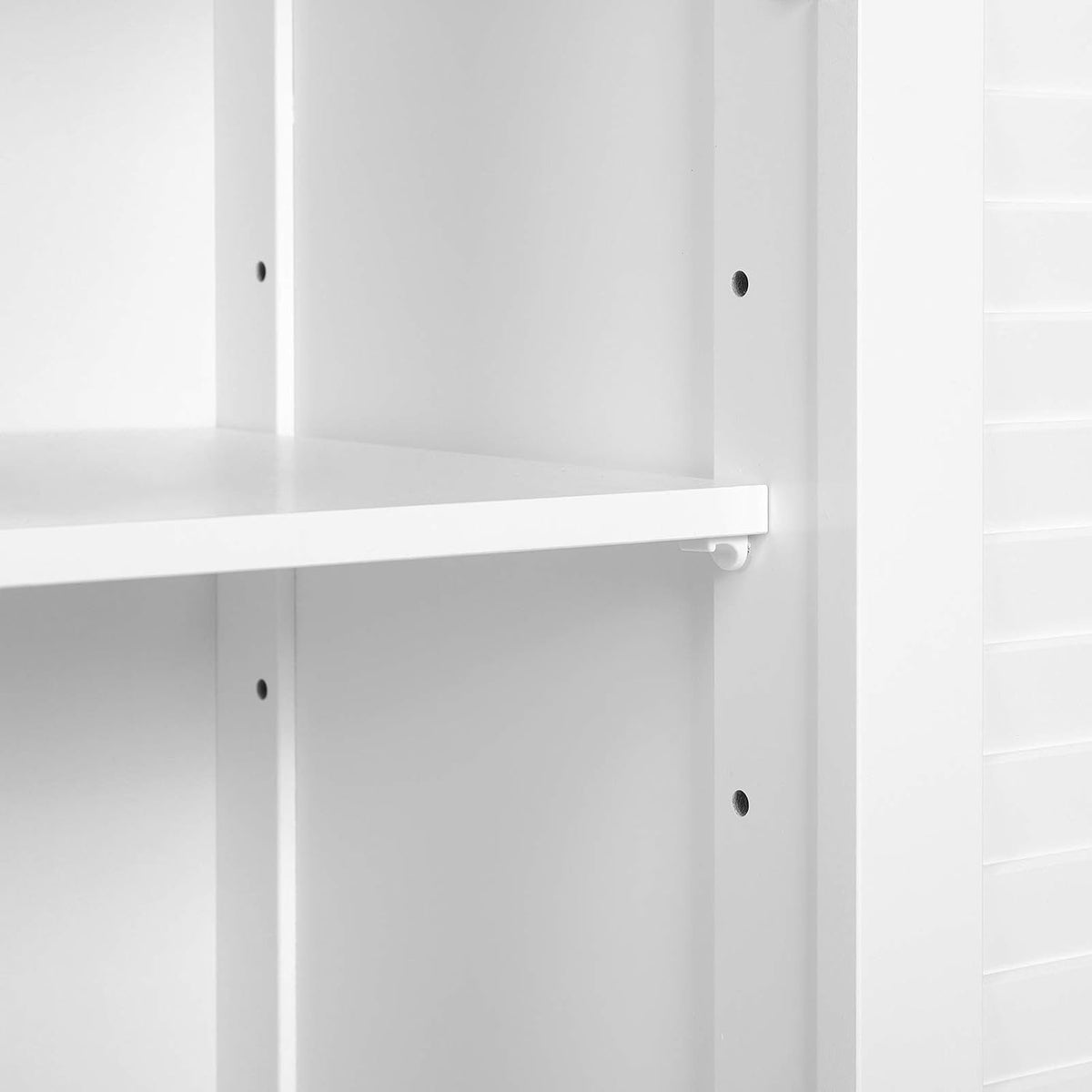 Waschbeckenunterschrank 60x30x60 cm Weiss 2 Türen von Songmics