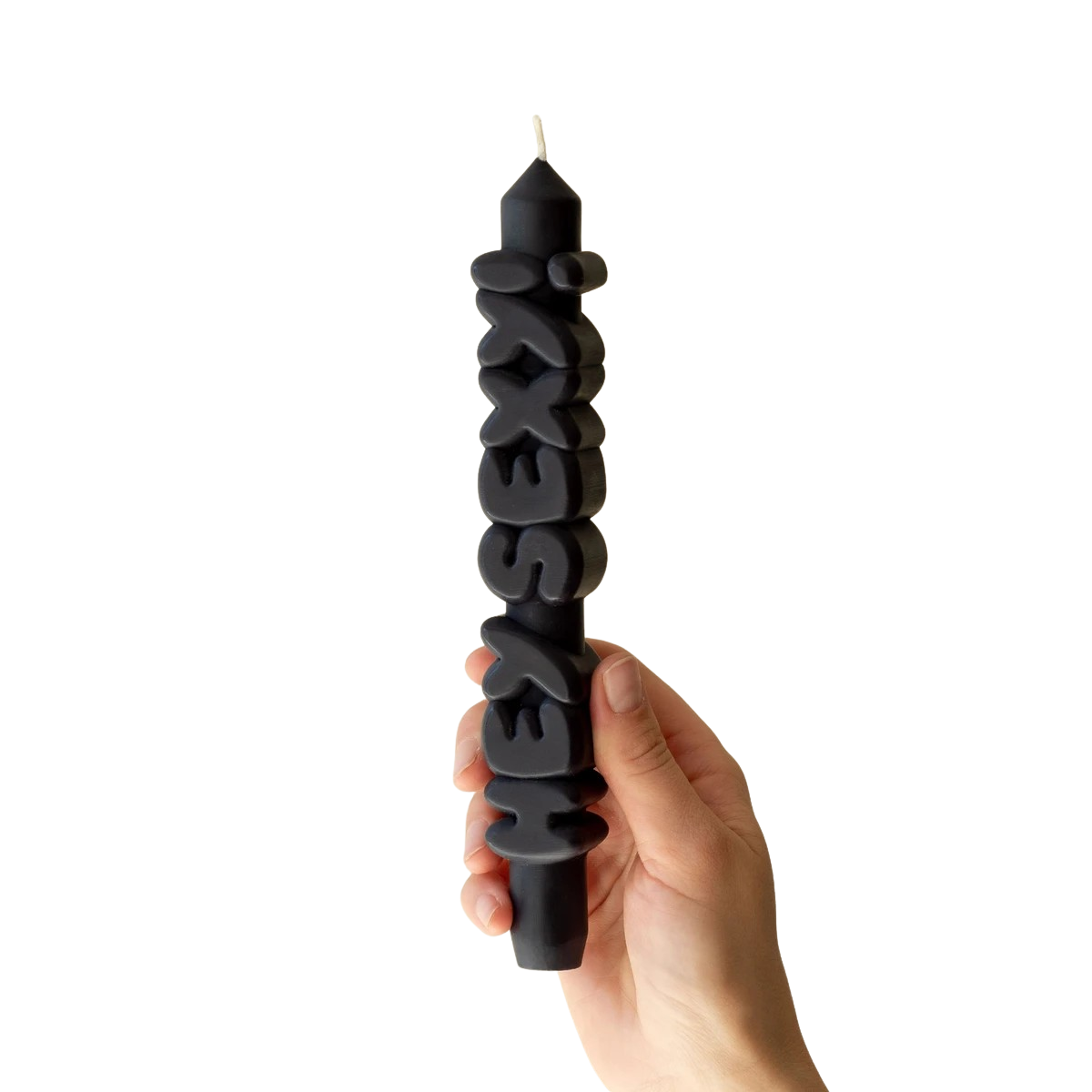 Kerze Taper candle HEY SEXY! schwarz von Taper Candles
