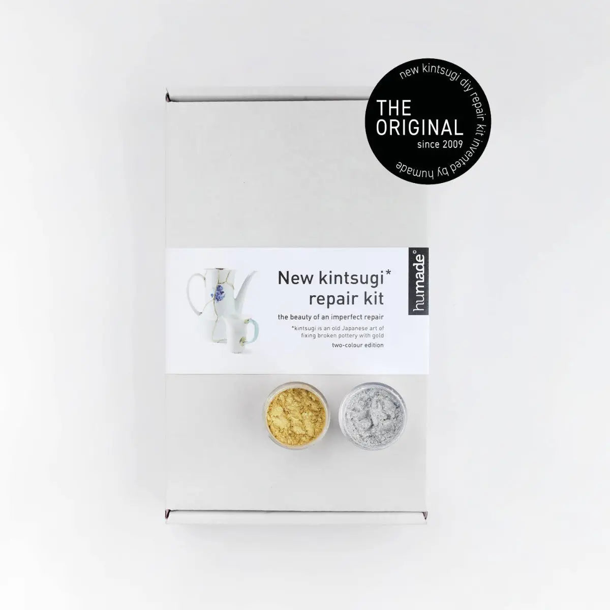 Kintsugi DIY Reparatur Kit Gold & Silber mit Anleitung von Humade