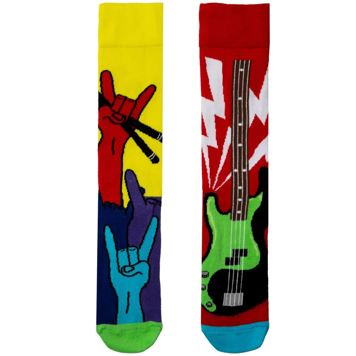 Einzelne Socken im 6er Pack, SOCK ‘N’ ROLL Rock Oddsocks, Gr. 39-46, mit Geschenkbox von guteszeug.ch