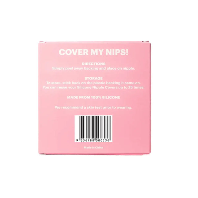 Nippelcover Clear aus Silikon, 1 Paar von Booby Tape