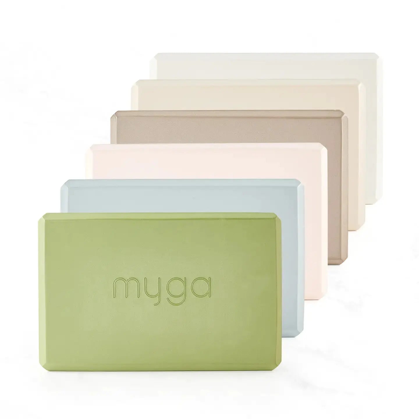Yogablock Schaumstoff Moos von Myga