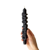 Kerze Taper candle CHILL OUT schwarz von Taper Candles