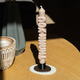 Kerze Taper candle THANK YOU Cream von Taper Candles