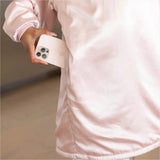 Satinhoodie Glazey Blush von Kitsch