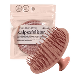 Kopfmassagebürste aus recyceltem Kunststoff Terrakotta von Kitsch