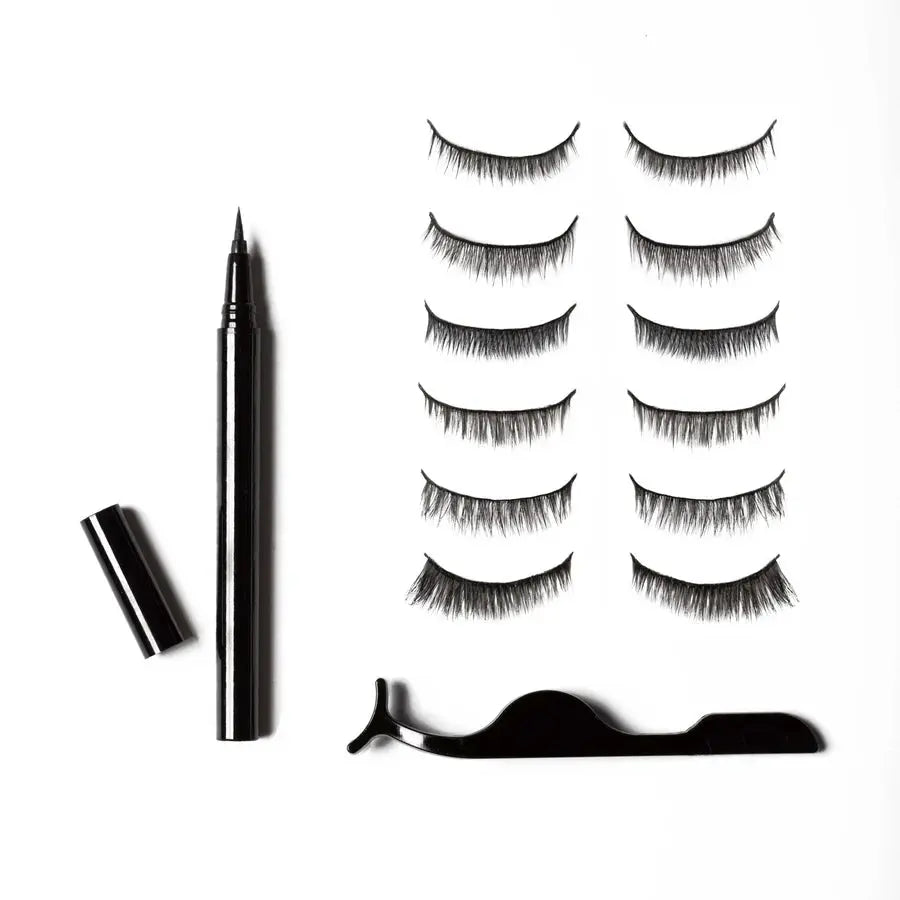 Magnetisch Wimpern 6 Paar mit Eyeliner von Paloma Beauties