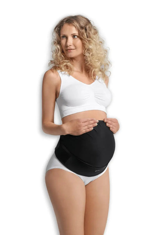 Stützgurt für Schwangere mit Klettverschluss Schwarz L/XL von Carriwell