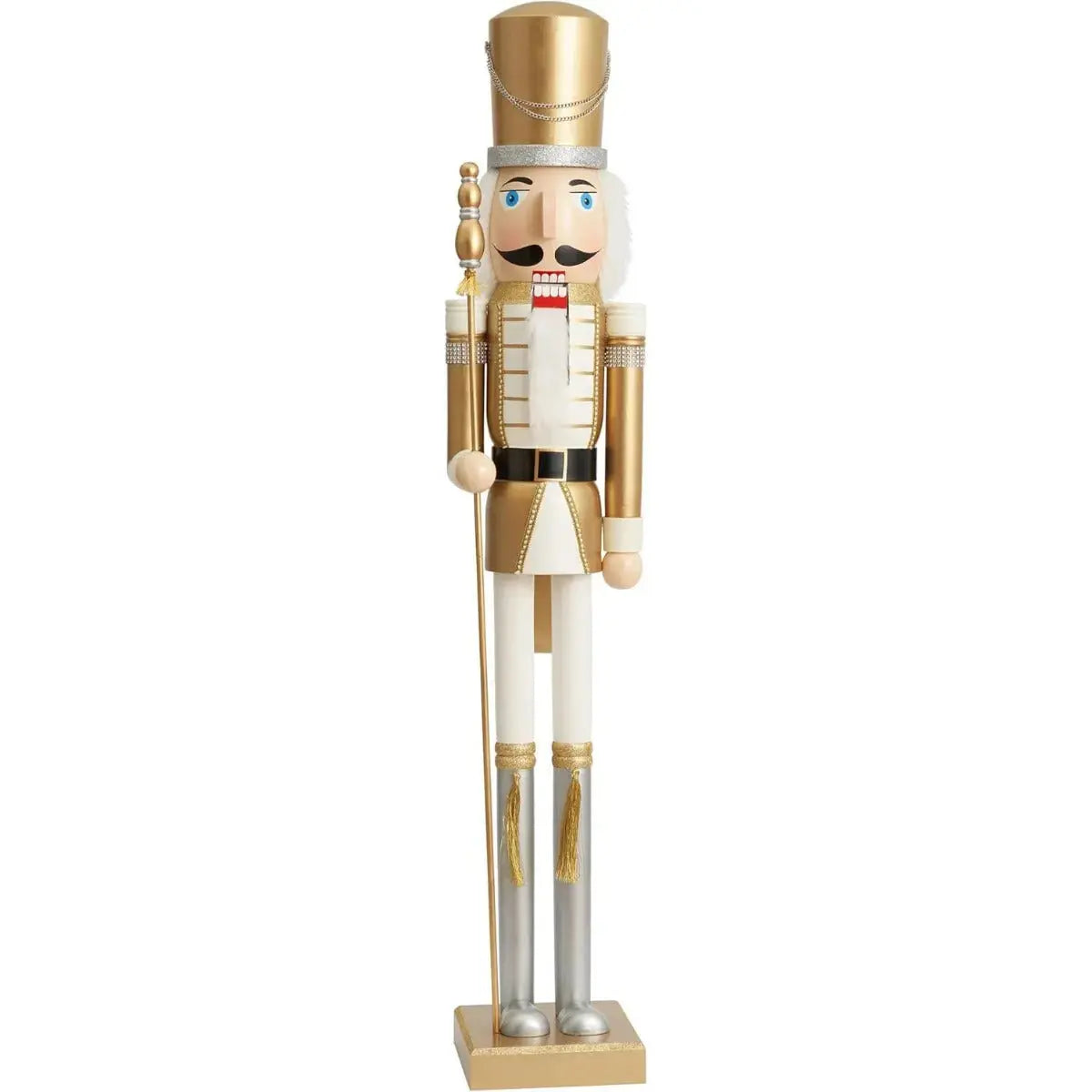 Weihnachts-Nussknacker Soldat King gold 120cm von Twiddlers
