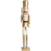 Weihnachts-Nussknacker Soldat King gold 120cm von Twiddlers