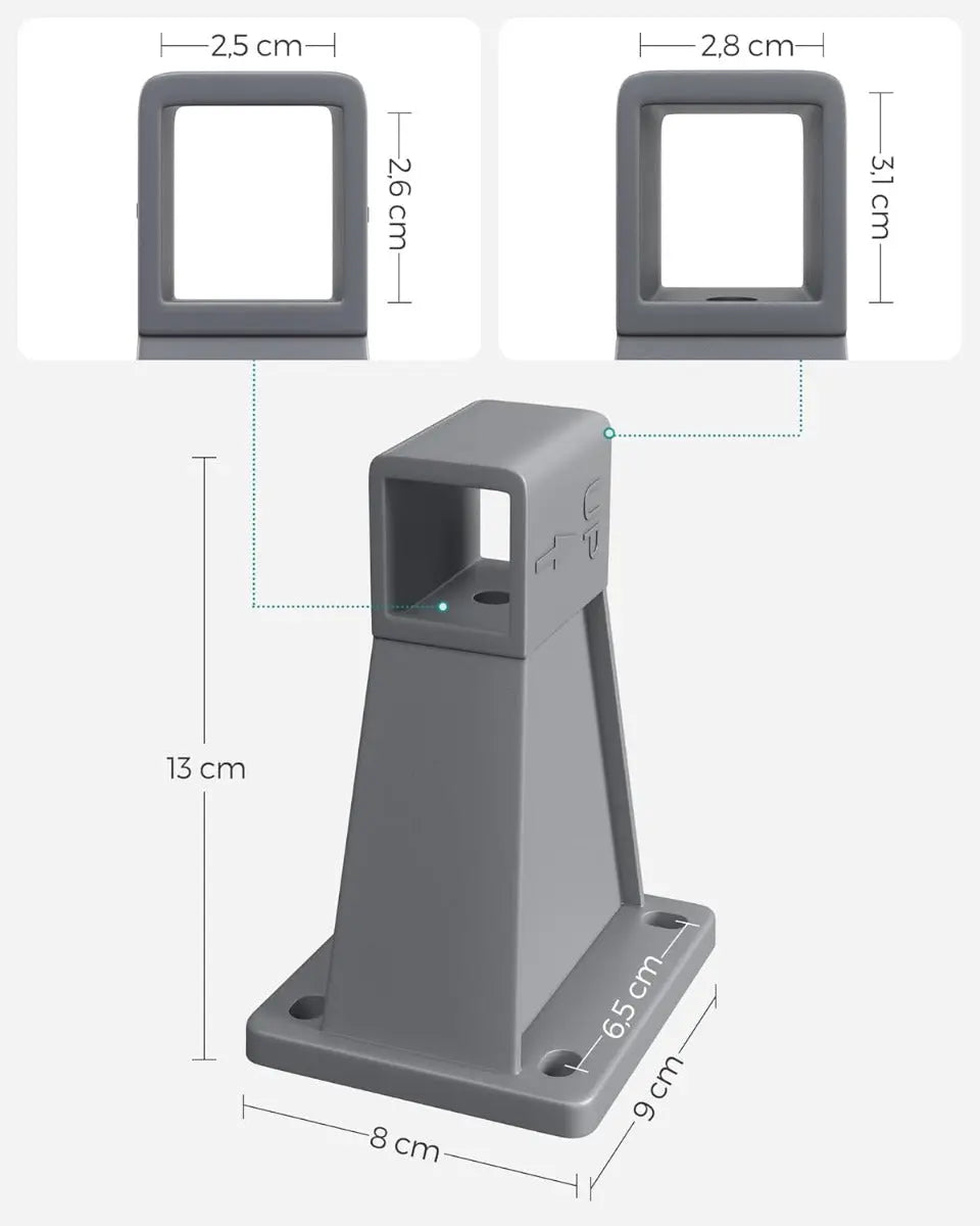 Wandhalterung für Seitenmarkisen von Songmics