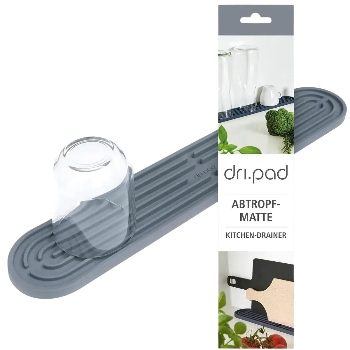 dri.pad Abtropfmatte grau von Sanni Shoo