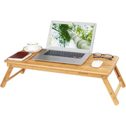 Laptopständer Notebooktisch Klappbar Bambus von Songmics